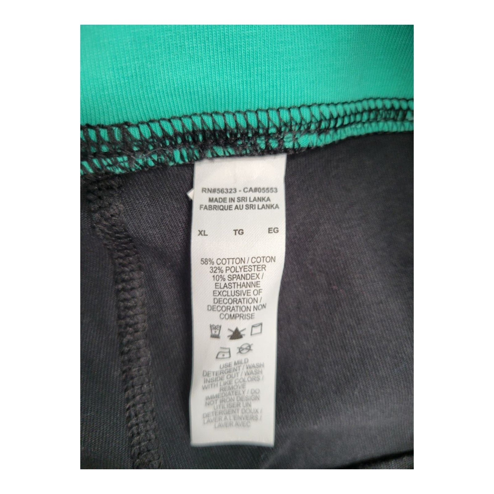 Nike N7 Womens Leggings Black Multicolor Tribal Pattern Athletic Pants XL
