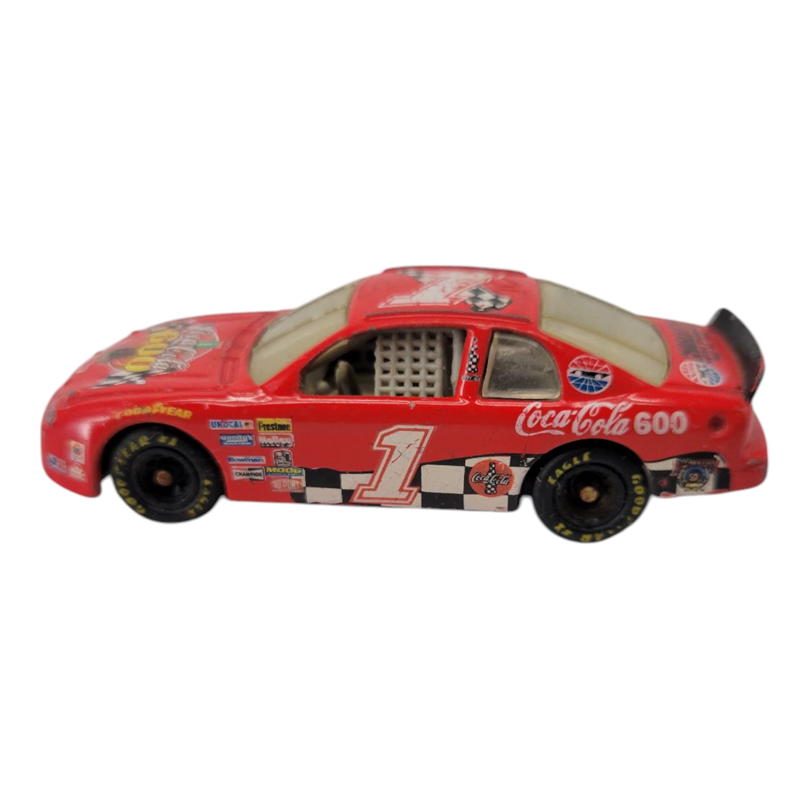 Vintage Coca Cola 600 #1 NASCAR Diecast Car 1995 Monte Carlo Charlotte Speedway