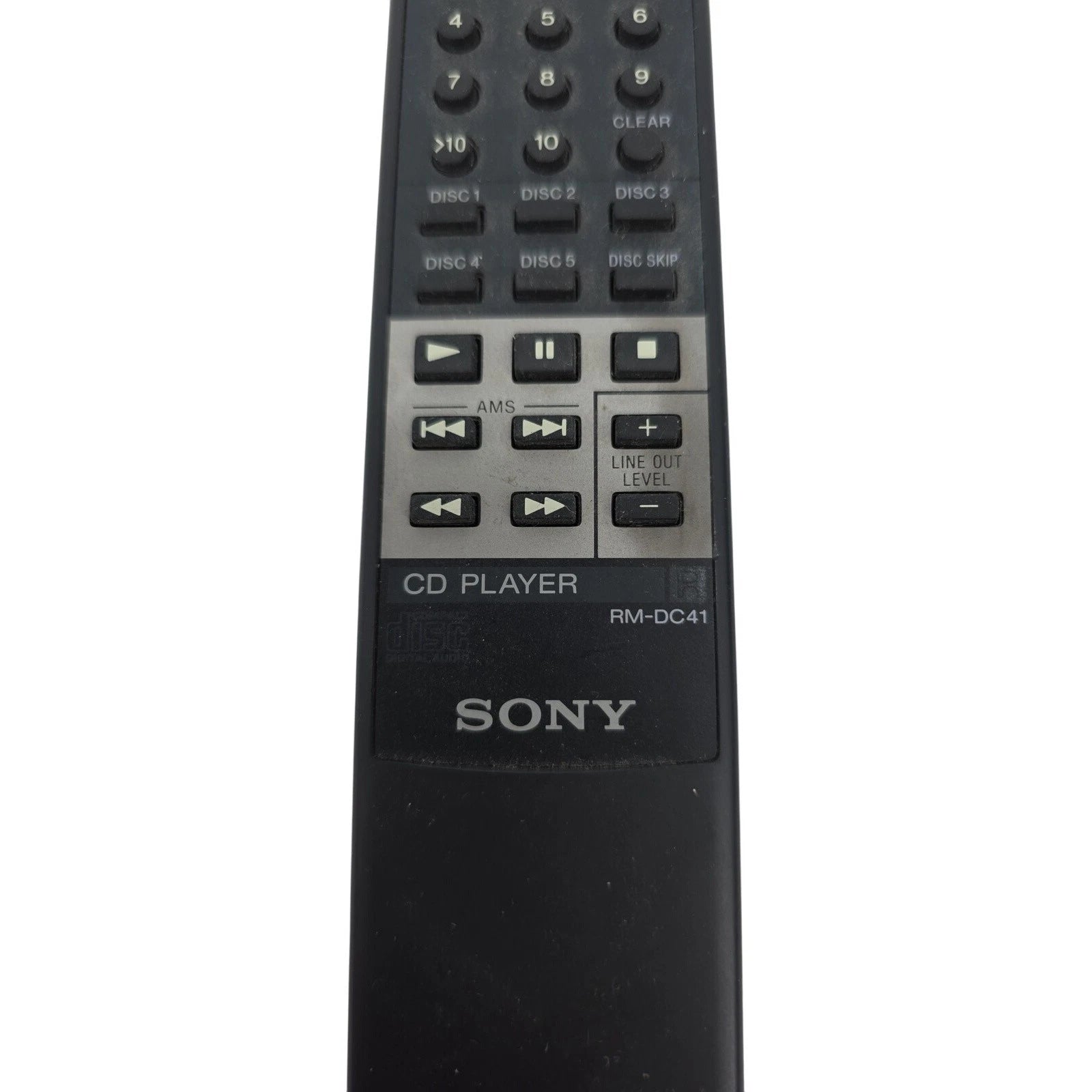 Original Sony RM-DC41 CD Player Audio Replacement Remote Control Black