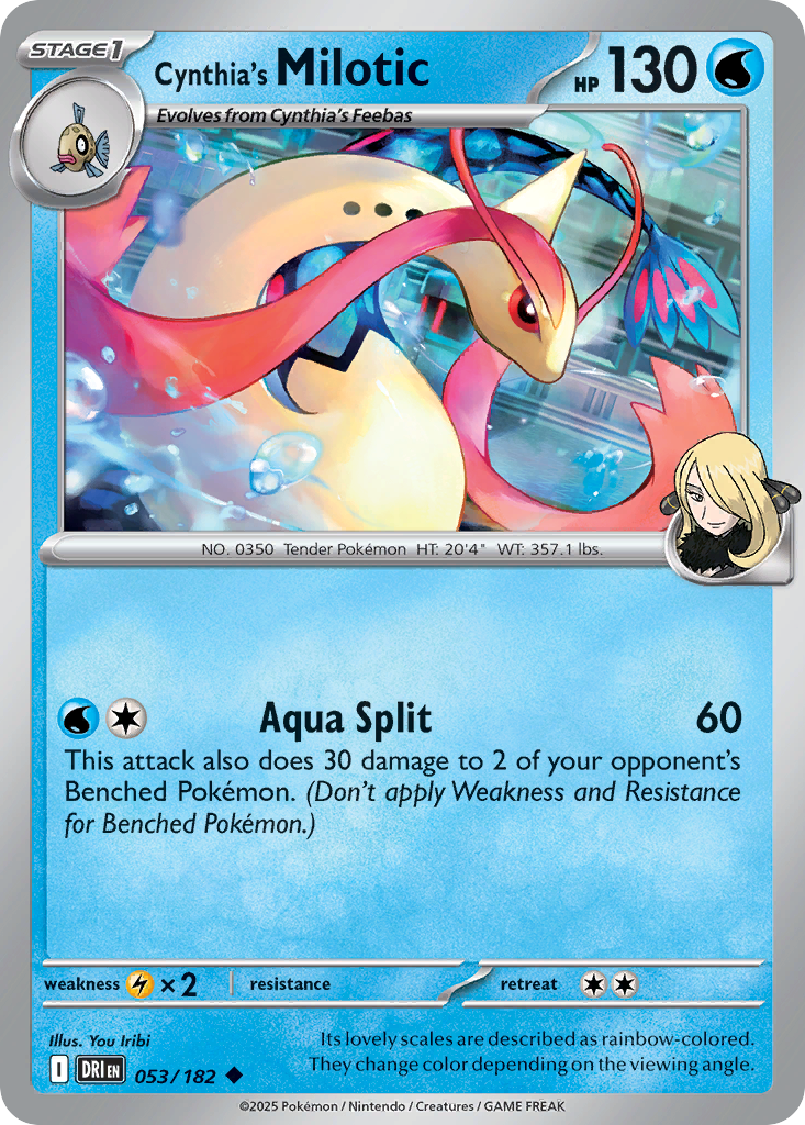 Cynthia's Milotic 53/182 Destined Rivals
