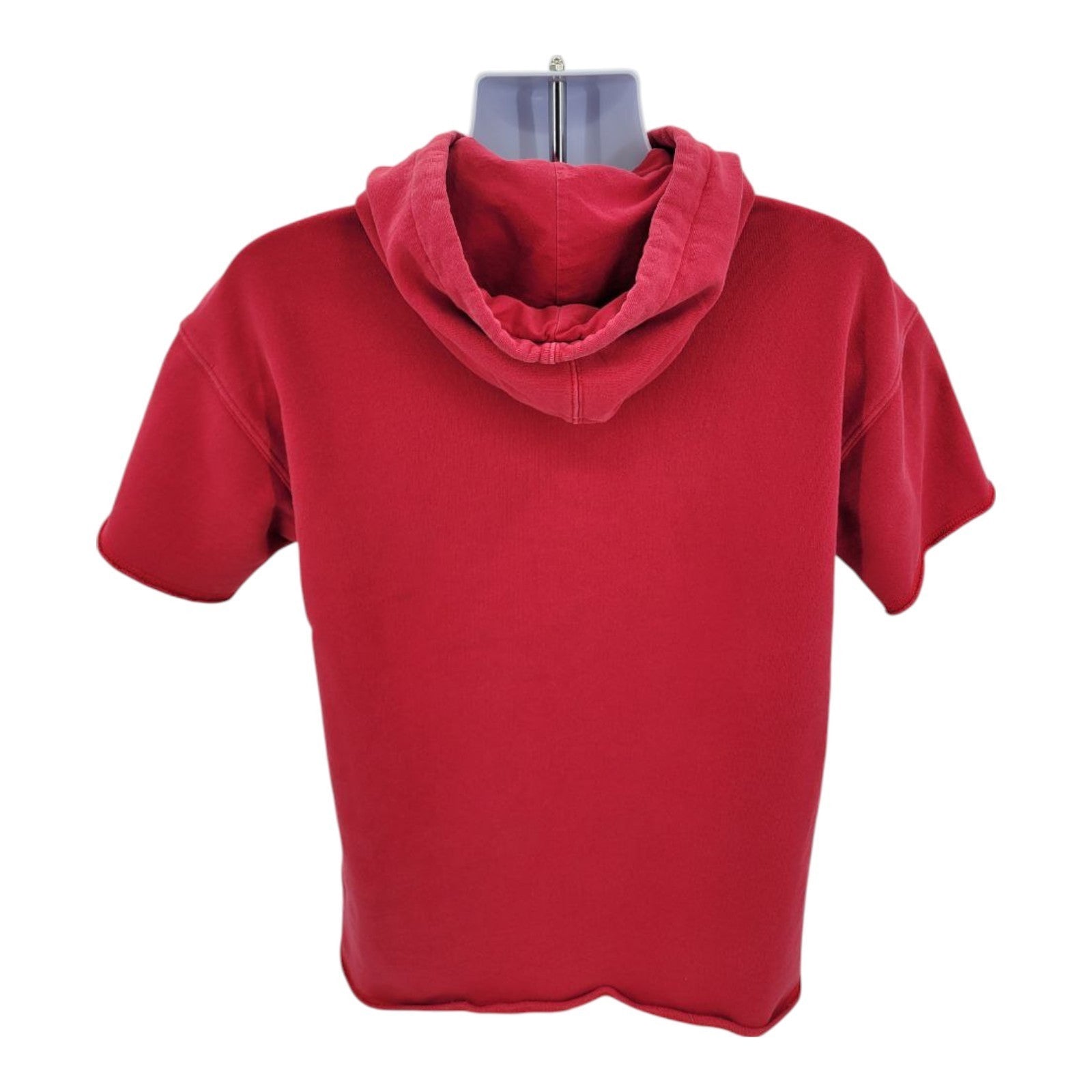 PacSun Los Angeles Mens Short Sleeve Hoodie Red Pullover Size Small