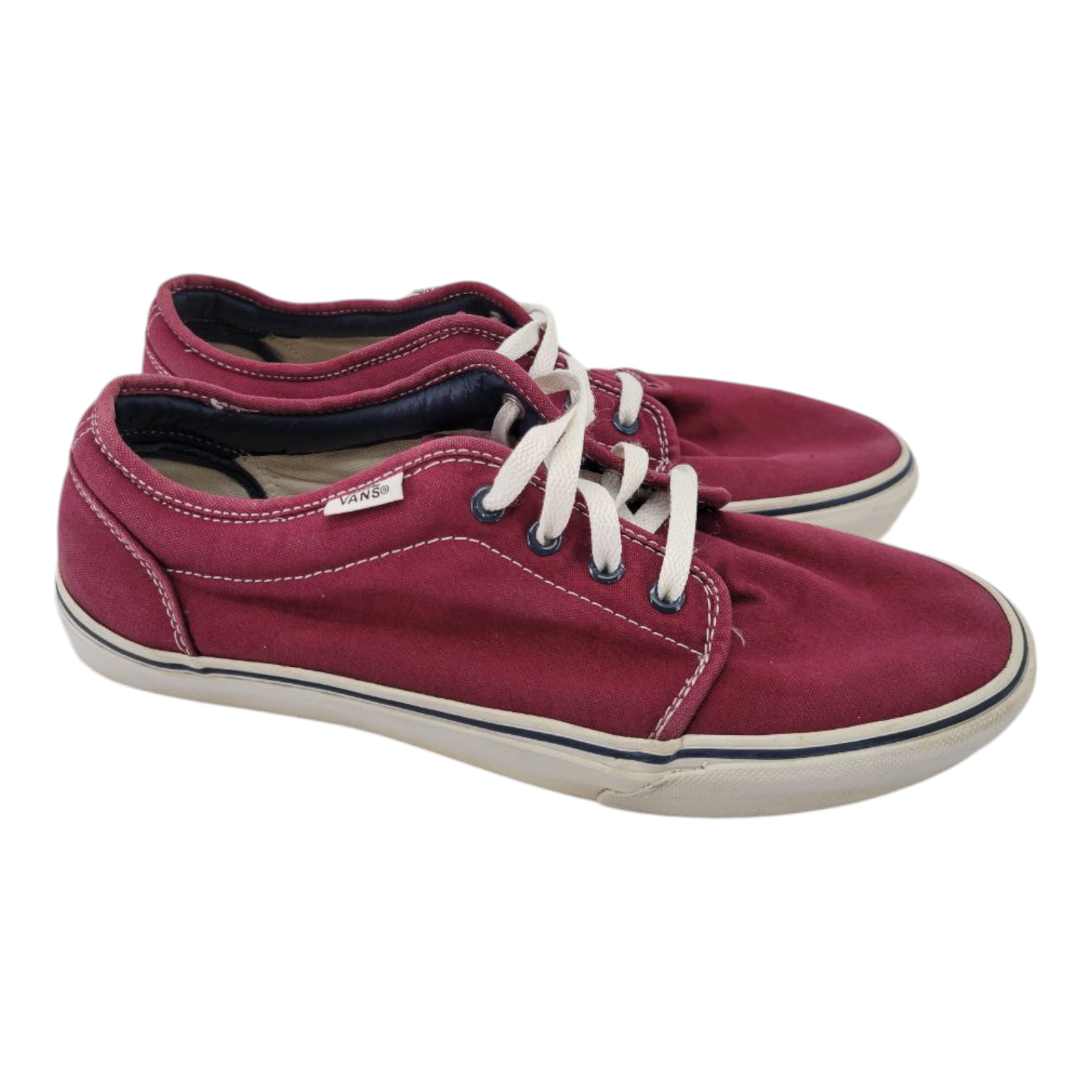 Vans Port Royal Moon Indigo 106 Vulcanized Mens Low Top Lace Up Sneakers Size 10