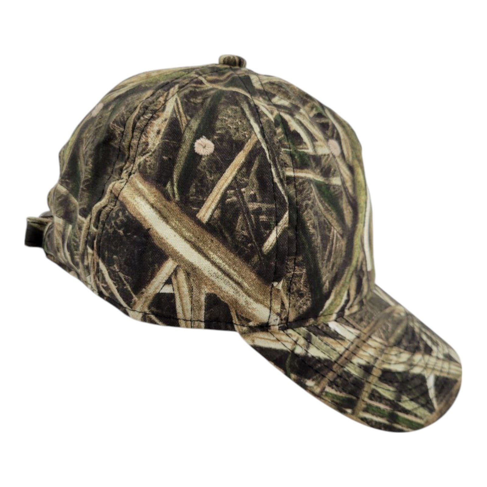 Ducks Unlimited Mossy Oak Camo Adjustable Strapback Hat by Outdoor Cap