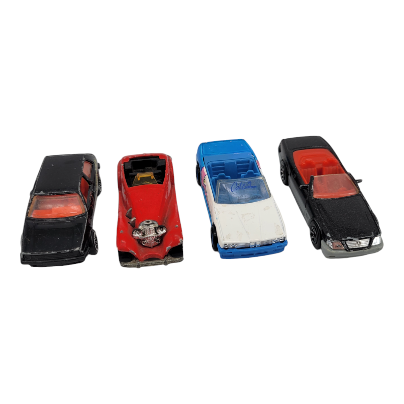 1980s Hot Wheels Diecast Cadillac Eldorado Mercedes 540K Nissan Fire Chaser Lot