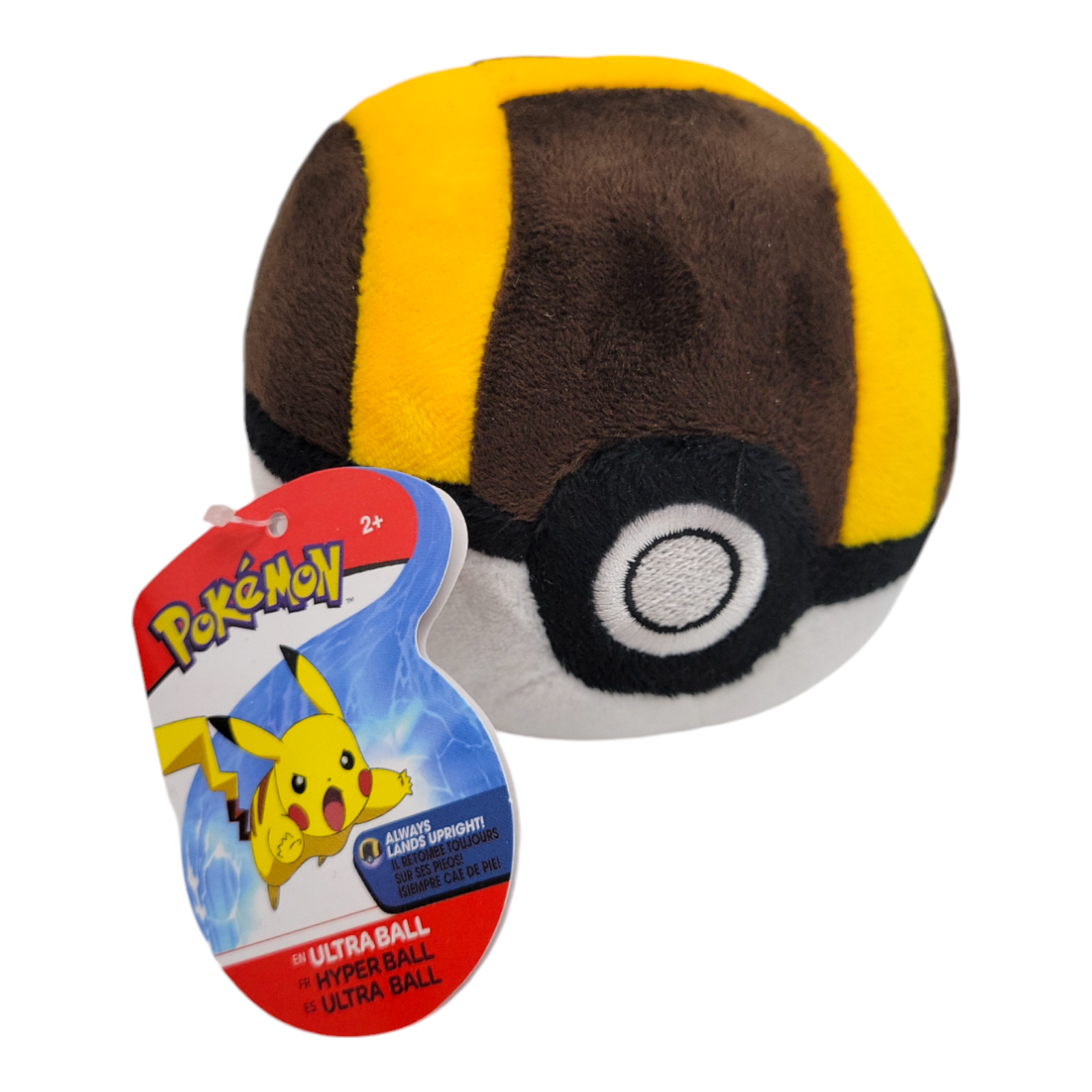 Pokemon Ultra Ball Plush Soft Stuffed Toy by Wicked Cool Toys Collectible Item