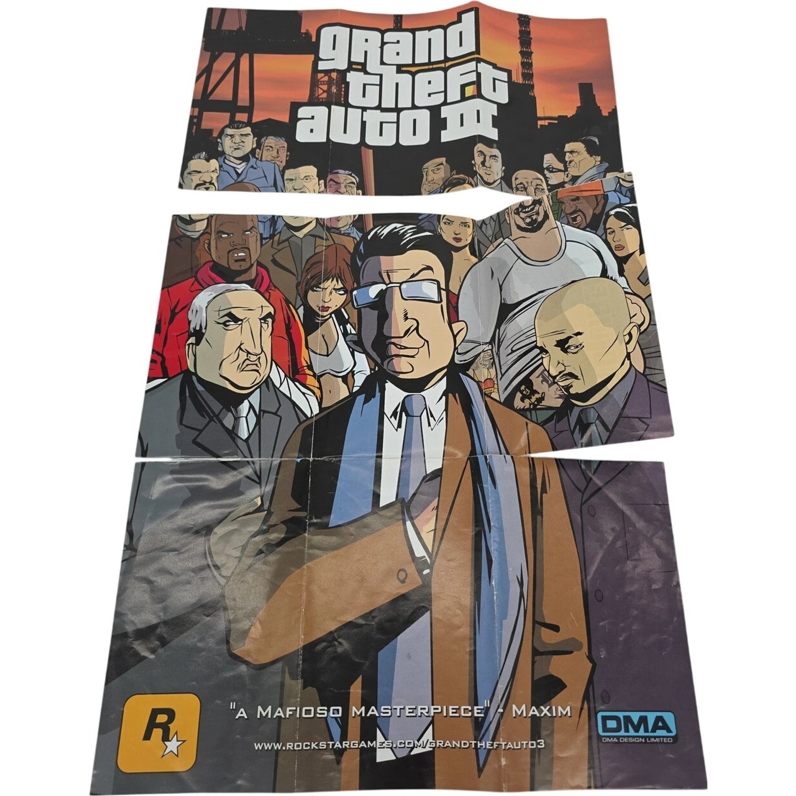Grand Theft Auto III 3 Sony PlayStation 2 2001 PS2 Complete with Manual & Map