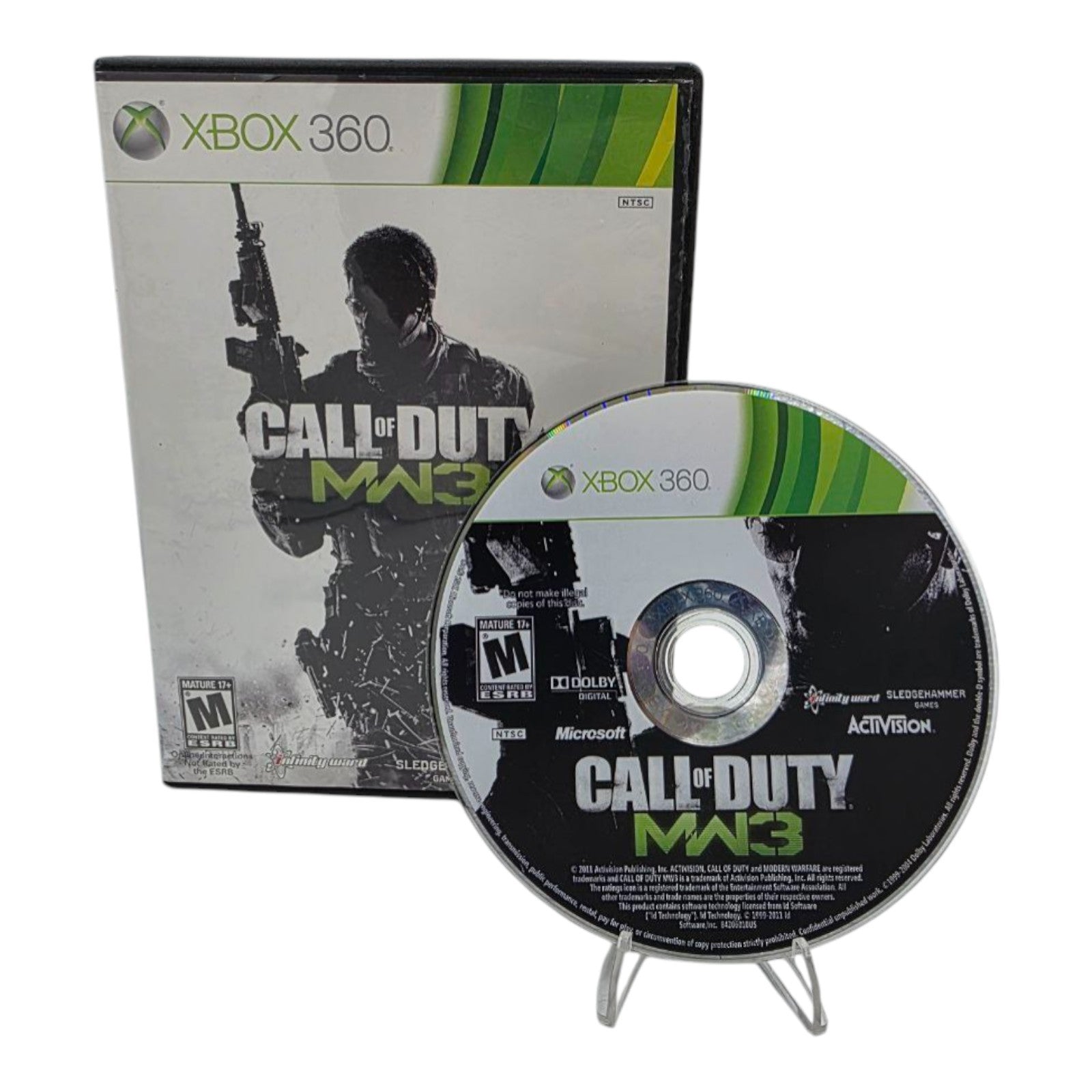 Call of Duty Modern Warfare 3 Microsoft Xbox 360 2011 Shooter Video Game Tested