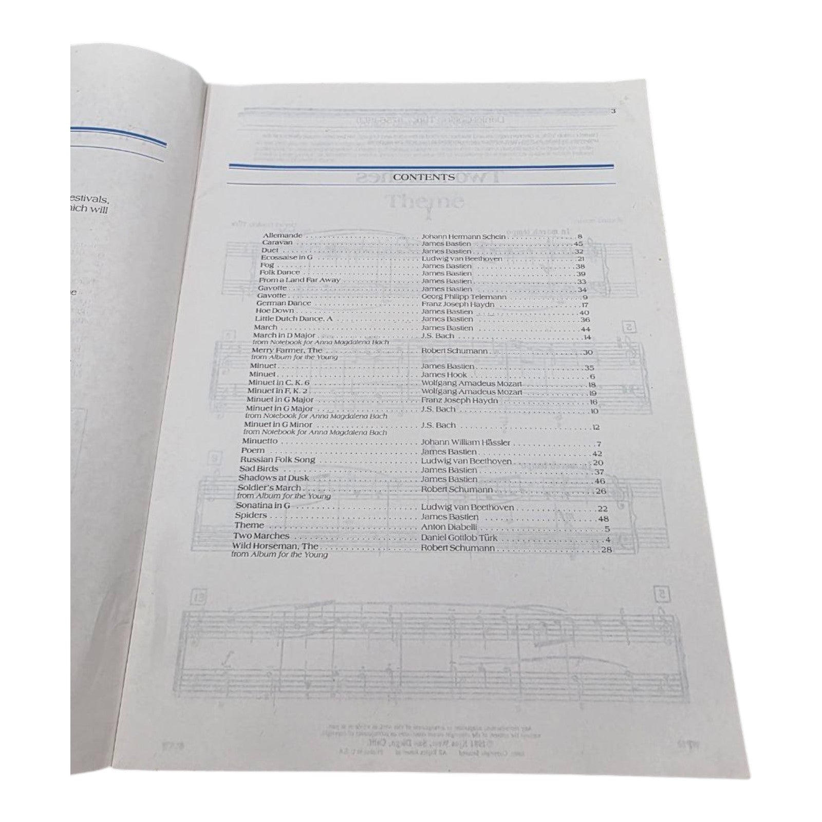 First Piano Repertoire Album Sheet Music by James Bastien 1981 Kjos Music
