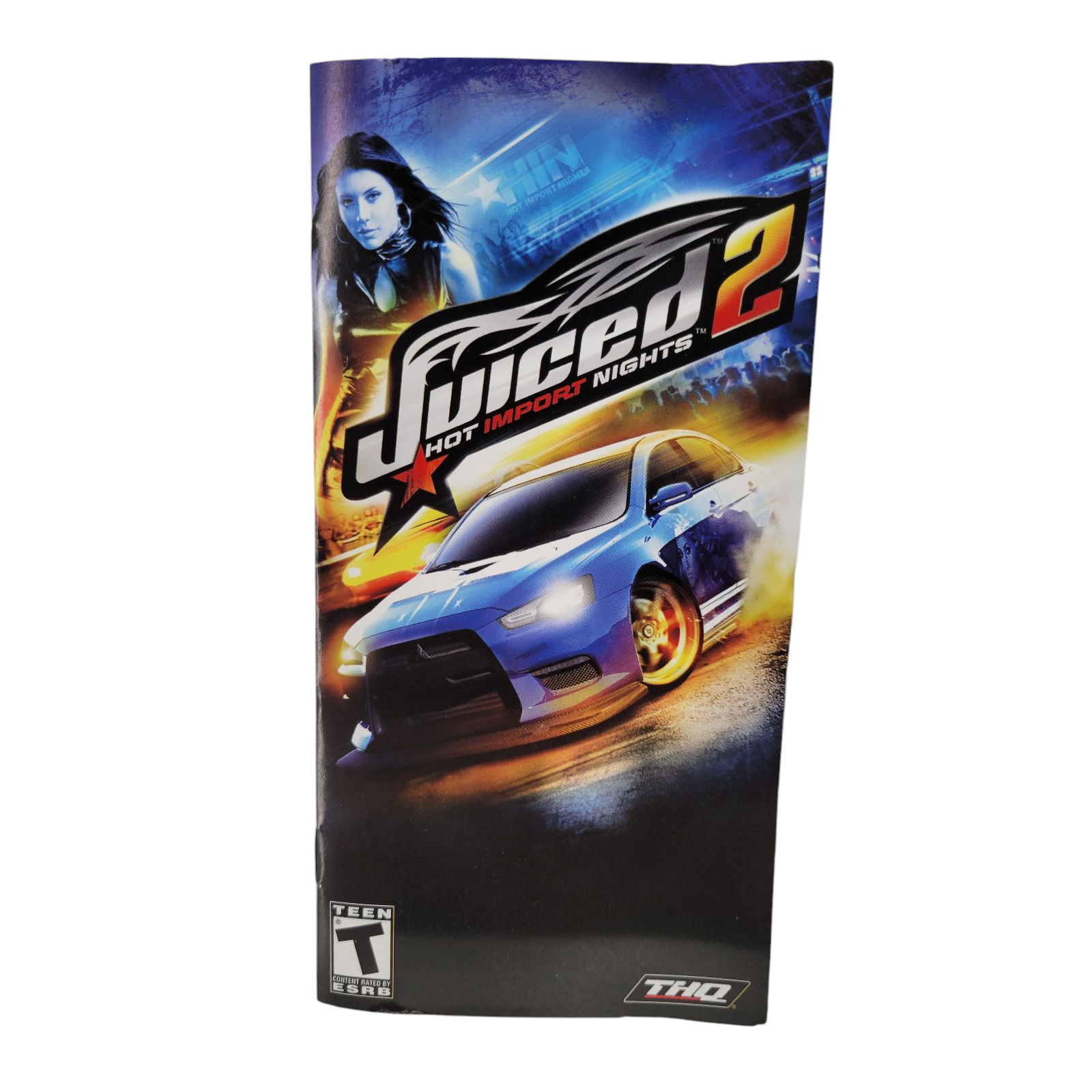 THQ 2007 Juiced 2 Hot Import Nights Sony PSP Game Complete UMD Case Manual