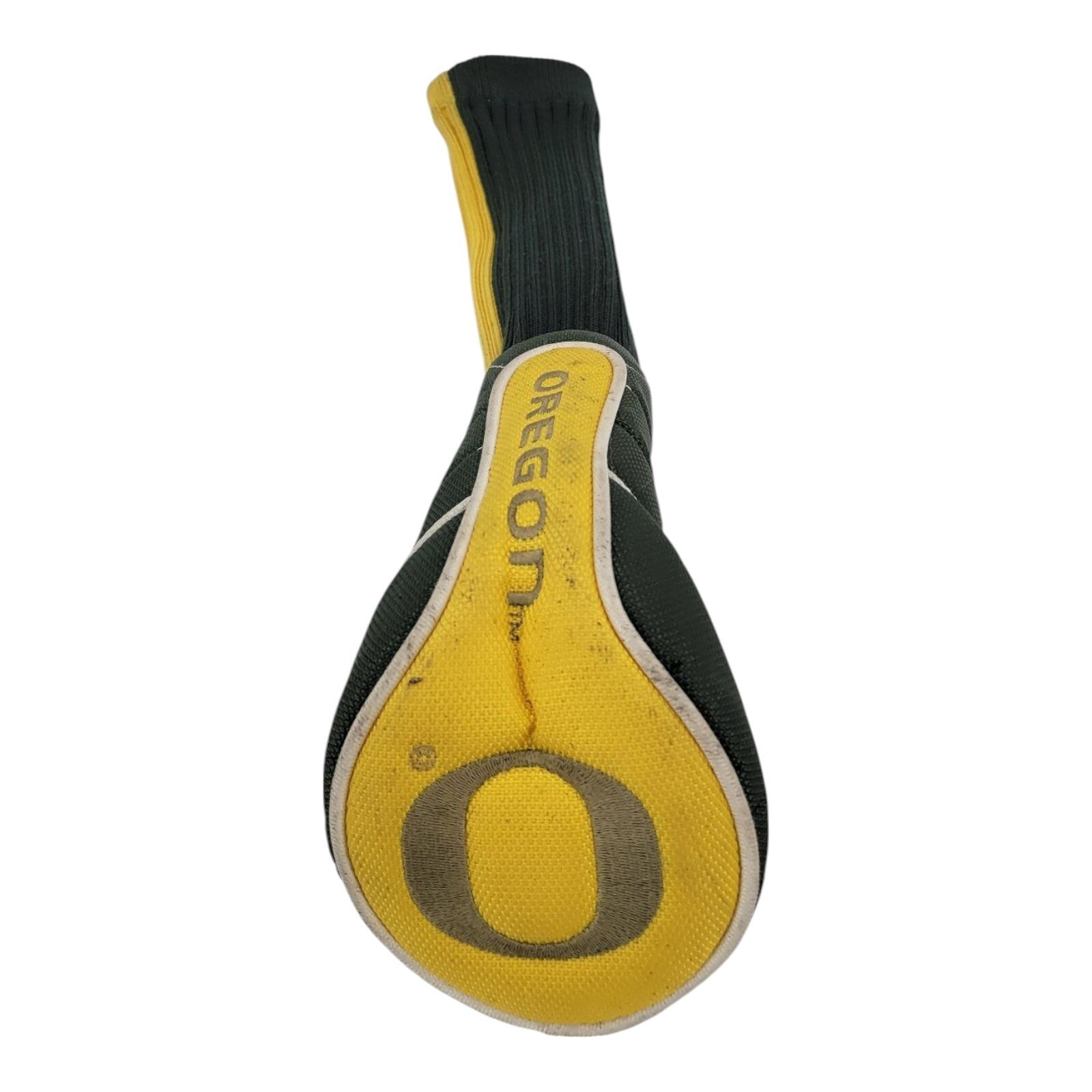 NCAA Oregon Ducks Driver Golf Club Headcover Sock Style Knit Green Yellow Cover