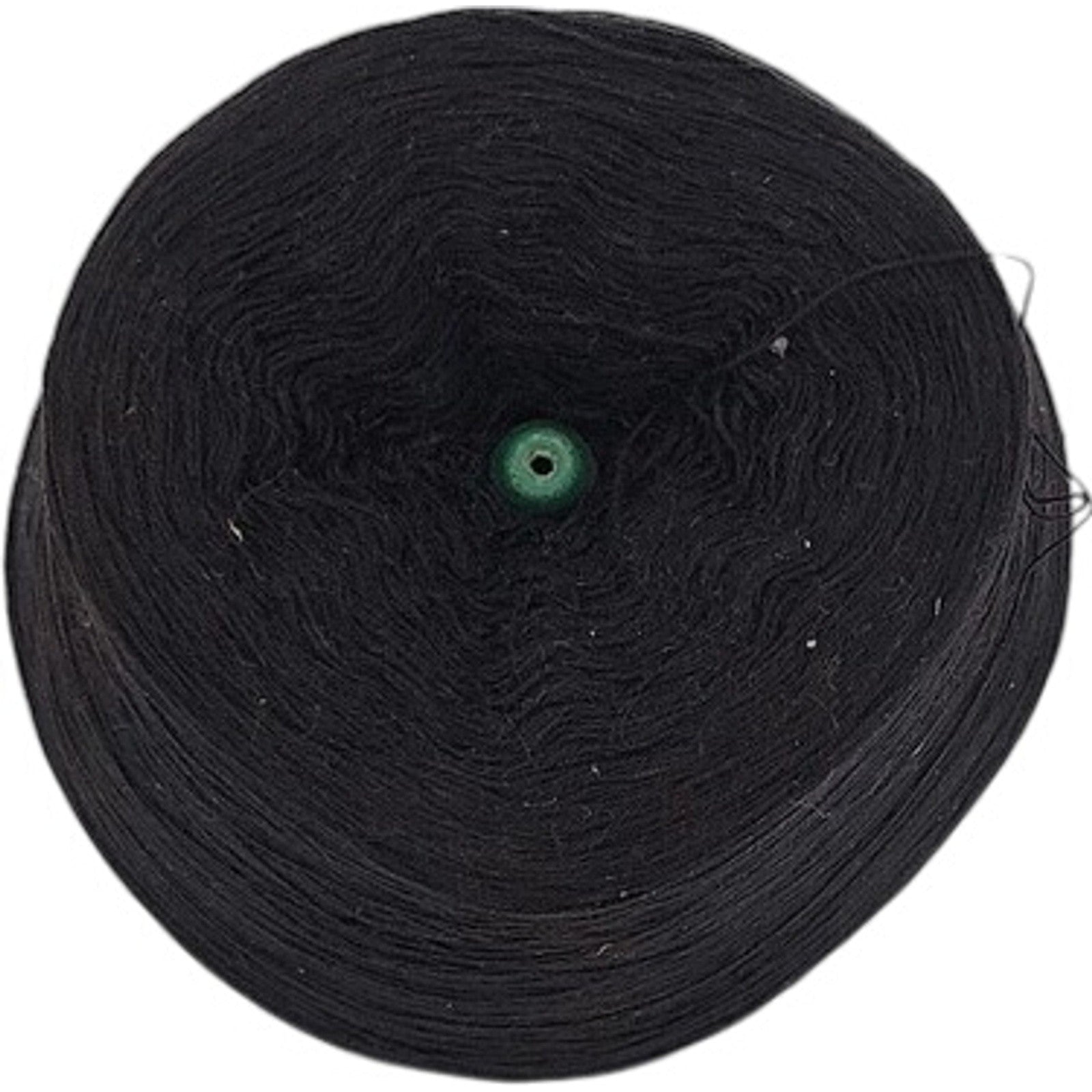 Vintage Spectrum Dyed Yarns Black Cotton Cone 16/2 Karded Cot Weaving Yarn
