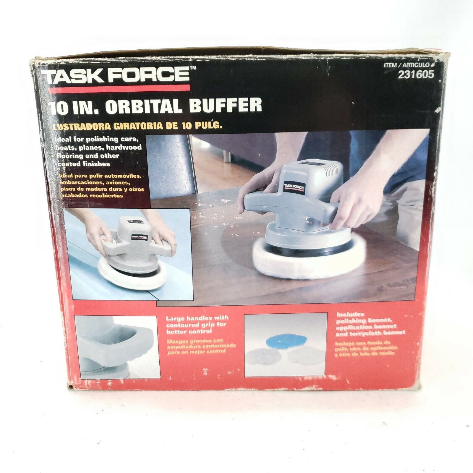 Vintage Task Force TF10P 10" Orbital Buffer