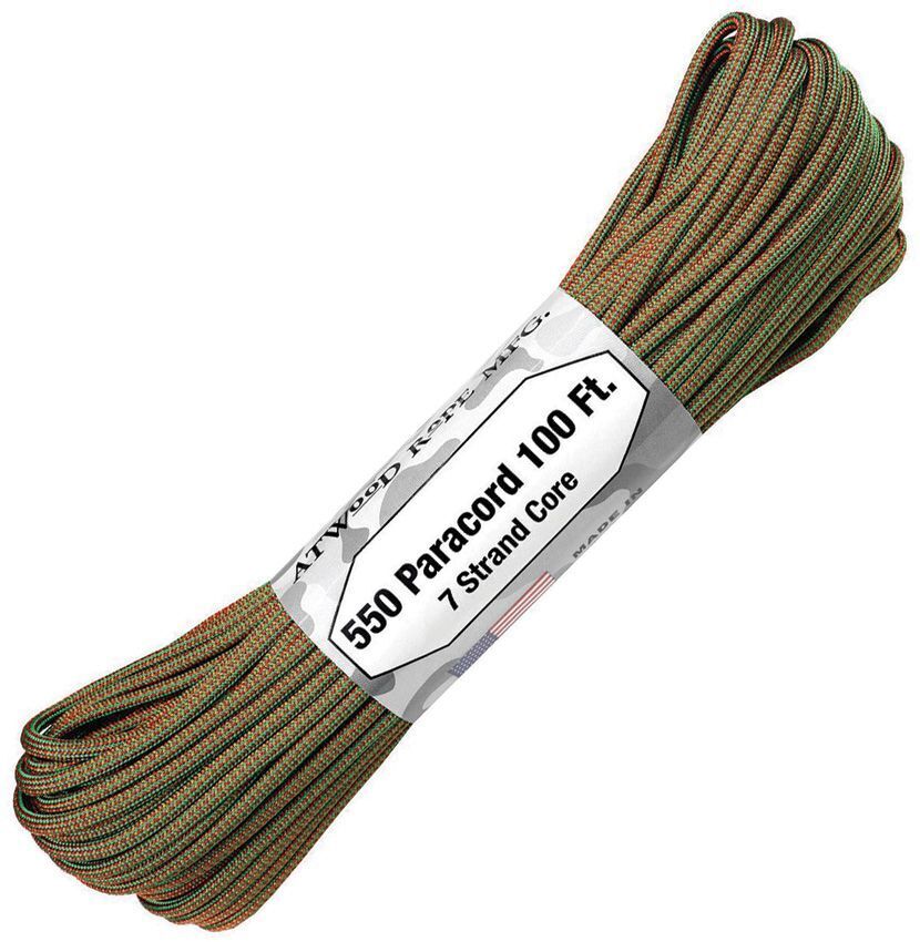 Atwood Rope MFG Paracord 7 Strand Core 100 Ft Nylon Construction