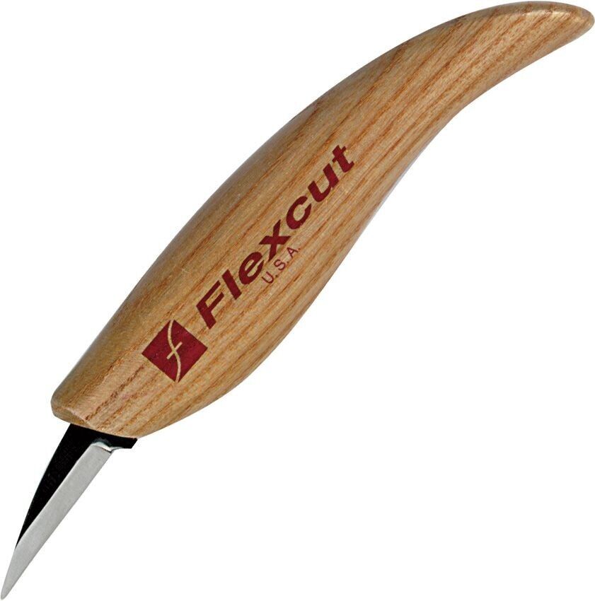 Flexcut Detail Knife High Carbon Steel Carving Blade Ergonomic Wood Handle