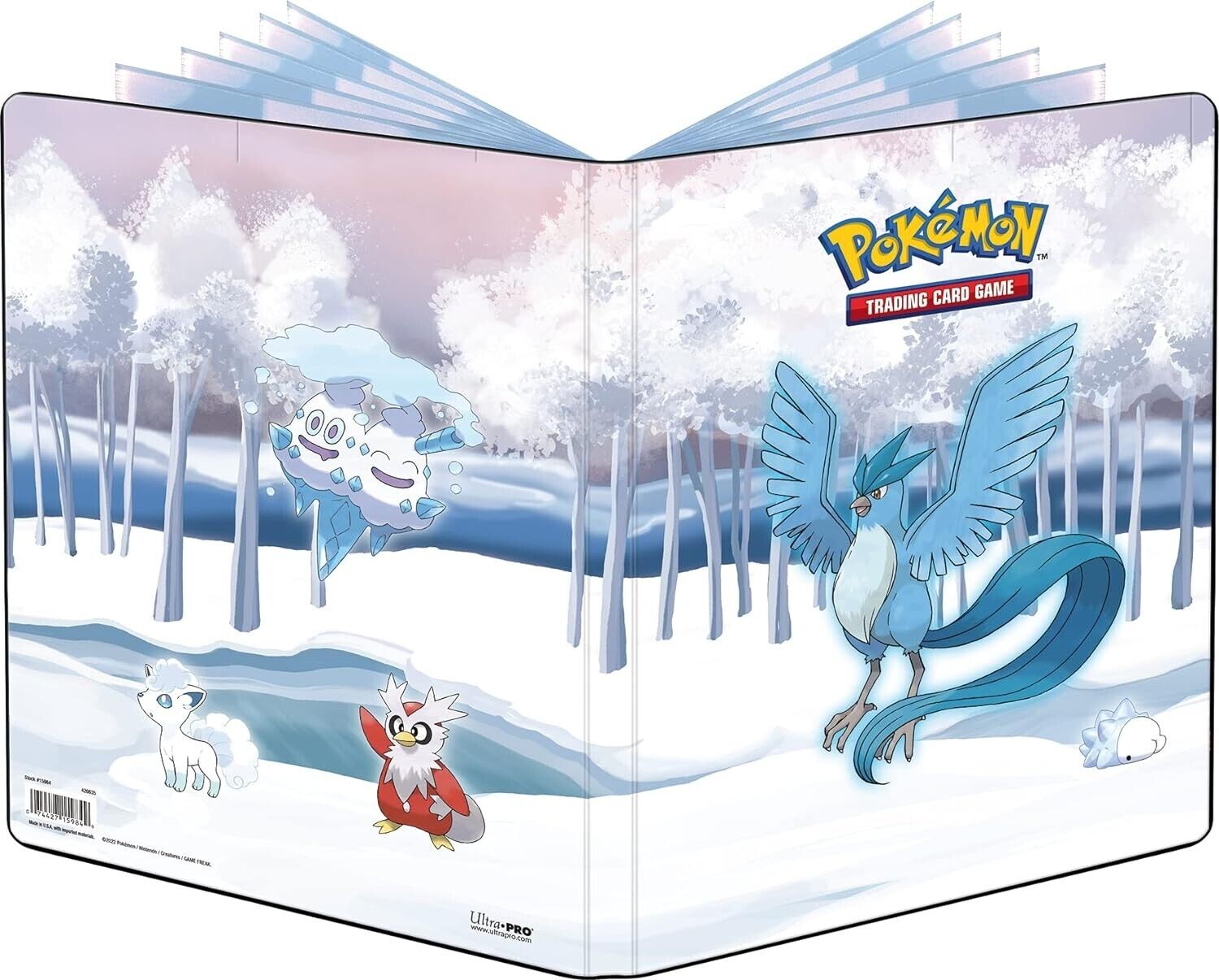 Ultra Pro Pokemon TCG 9 Pocket Portfolio Binder Gallery Series Frosted Forest