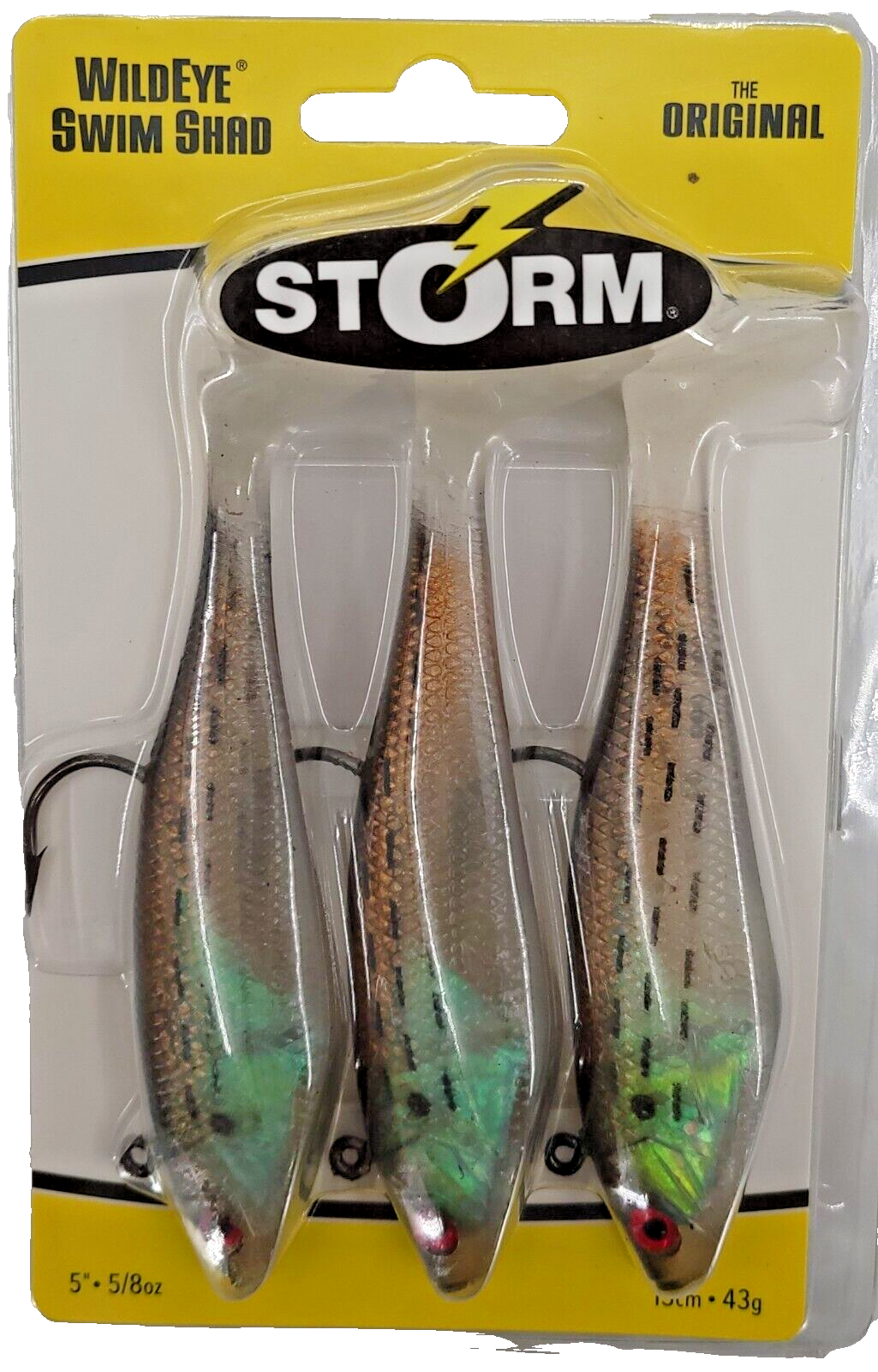 Storm Fishing Lure WildEye Swim Shad Shad Size 5 5/8 Ounce Bunker