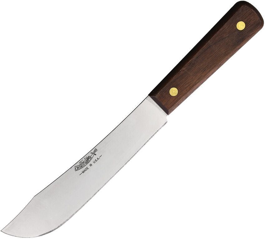 Old Hickory Hop Kitchen Cook Knife 7 Inch High Carbon Steel Blade Hickory Handle