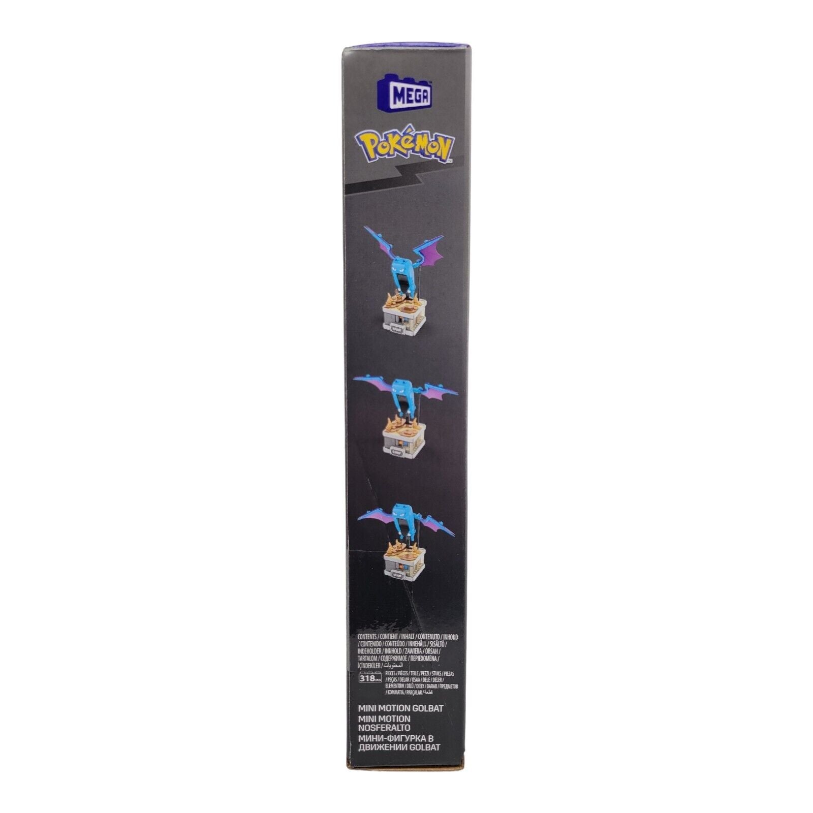 MEGA Nintendo Pokemon Mini Motion Golbat 318 Pieces Building Blocks Set HTH72