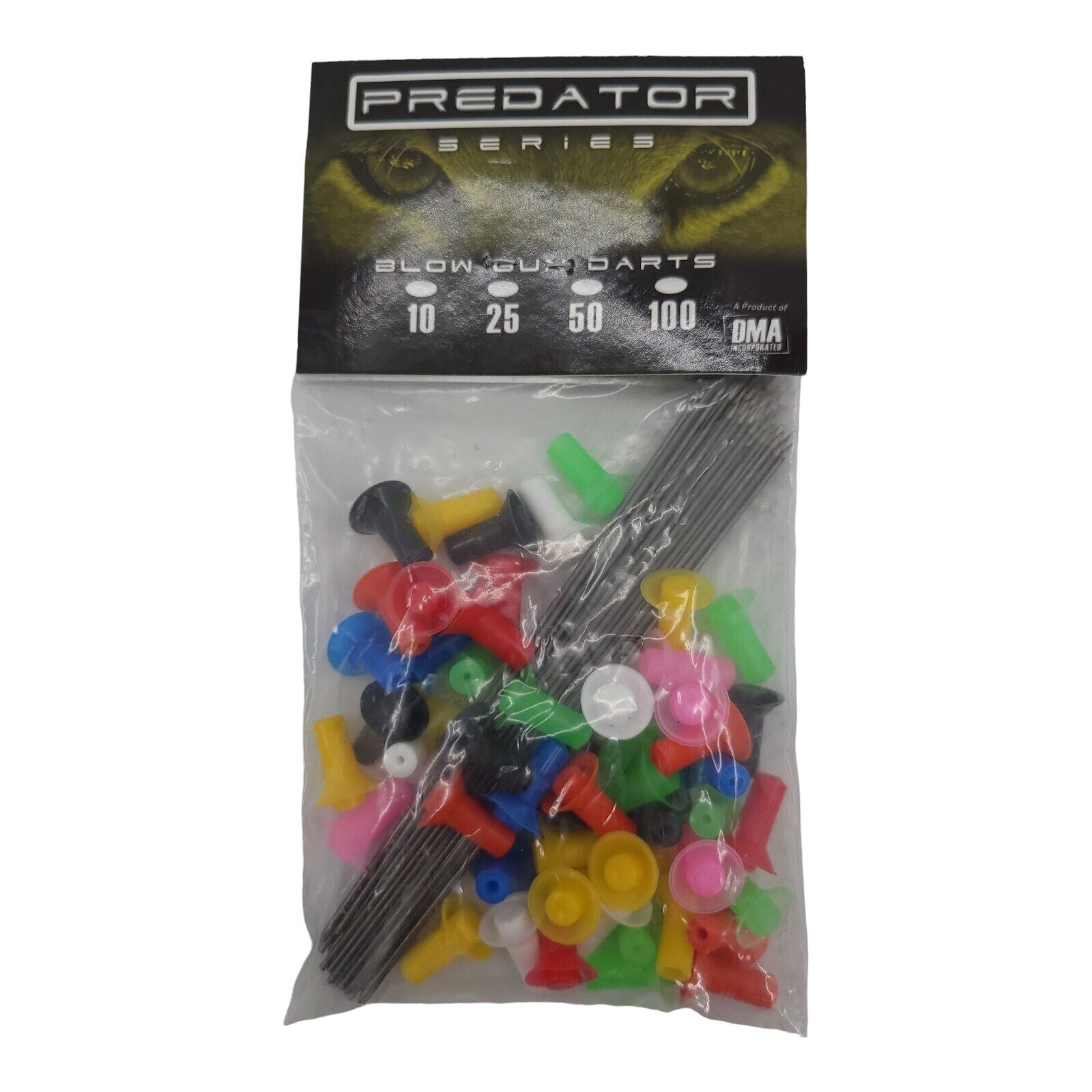 Predator Blowgun Target Darts BGD50 Pack of 50 Long Shaft Sharp Tip Darts