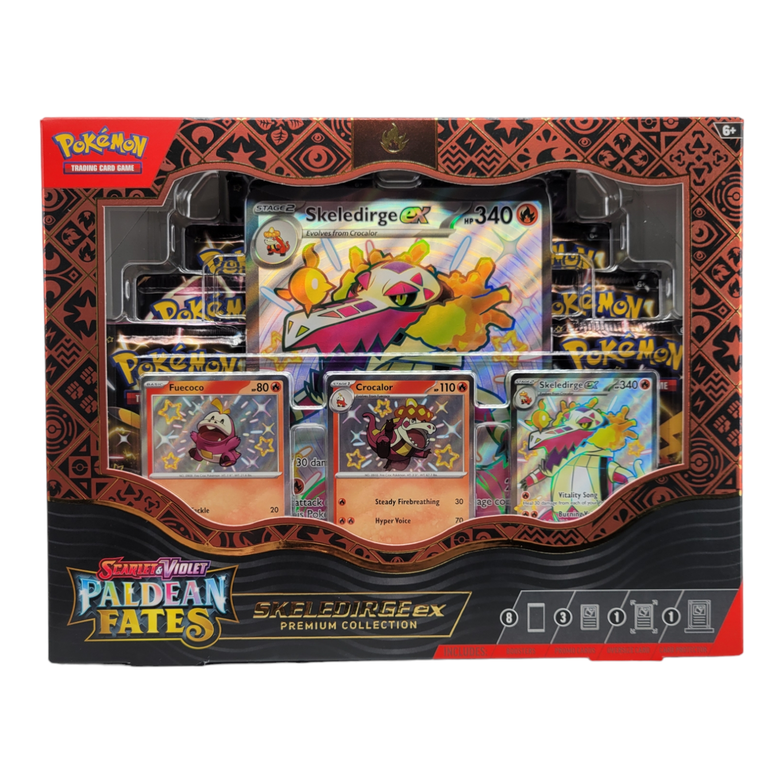 Pokemon TCG Scarlet and Violet 4.5 Paldean Fates EX Premium Collection Box