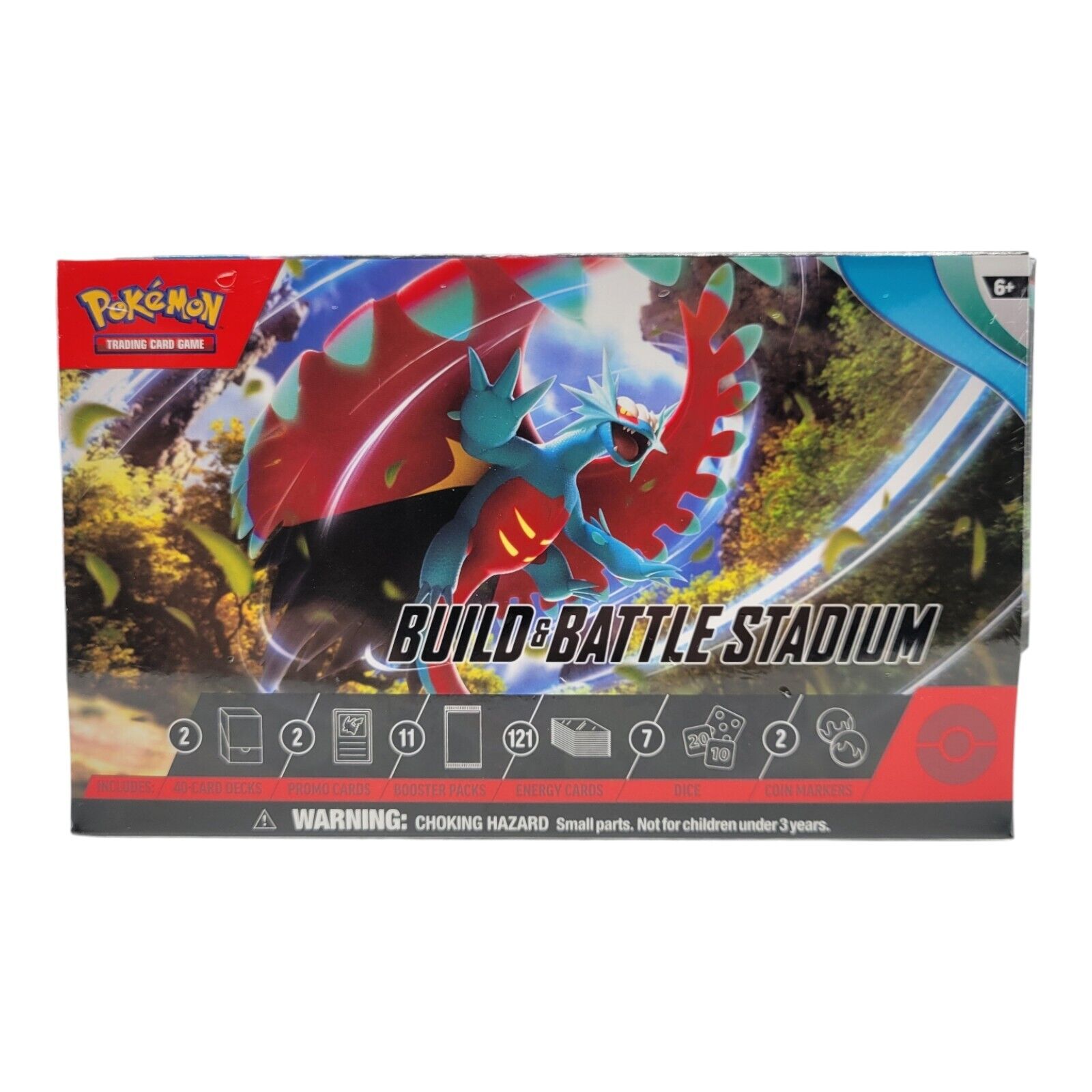 Nintendo Pokemon TCG Scarlet and Violet Paradox Rift Build and Battle Stadium