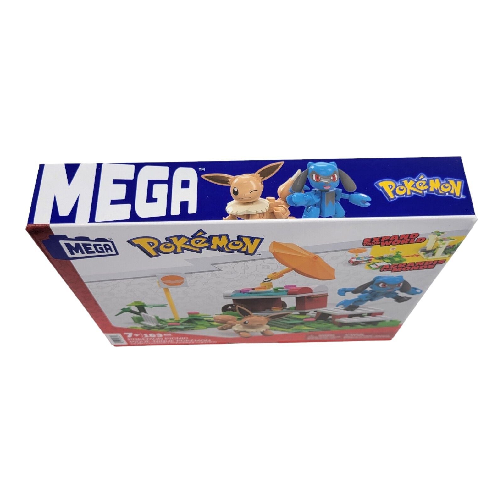 Mega Nintendo Pokemon Picnic Eevee and Riolu Building Toy 163 Piece Blocks HDL80