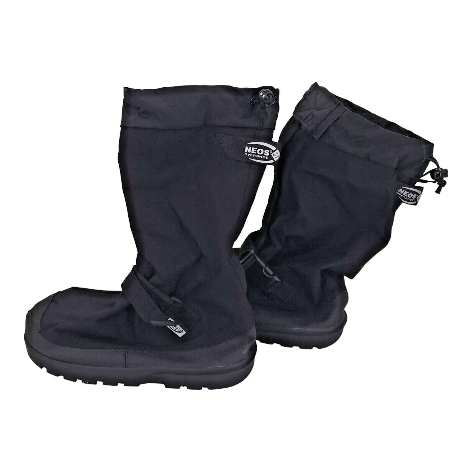 NEOS Work Overshoes Mens Medium Adventurer Buckle Waterproof Black ANN1