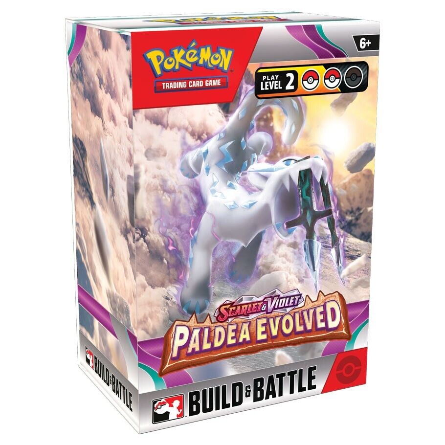 Nintendo Pokemon Scarlet and Violet Paldea Evolved Build and Battle Box Kit TCG