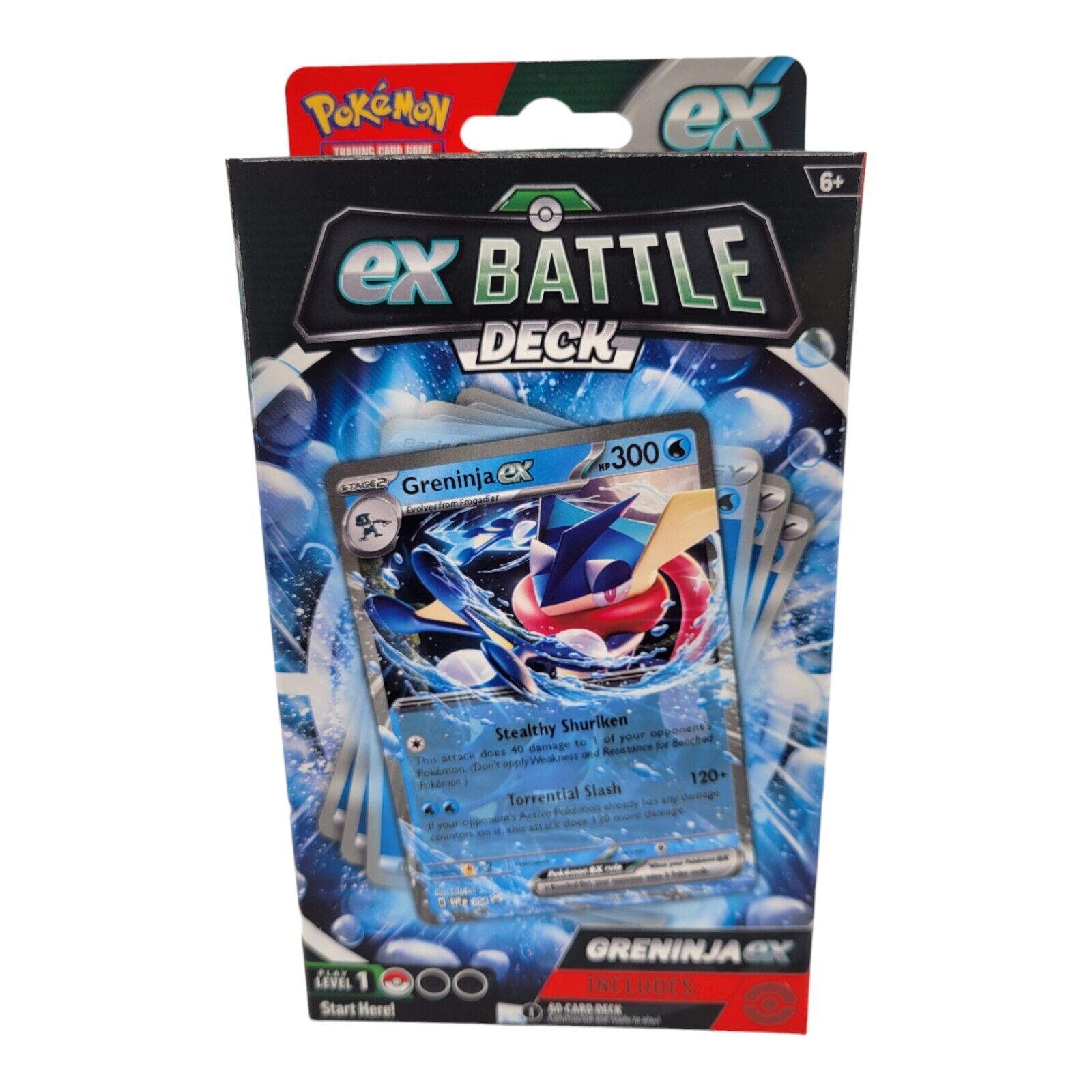 Nintendo Pokemon TCG Greninja ex Battle Deck Factory Sealed Box 60 Card Deck