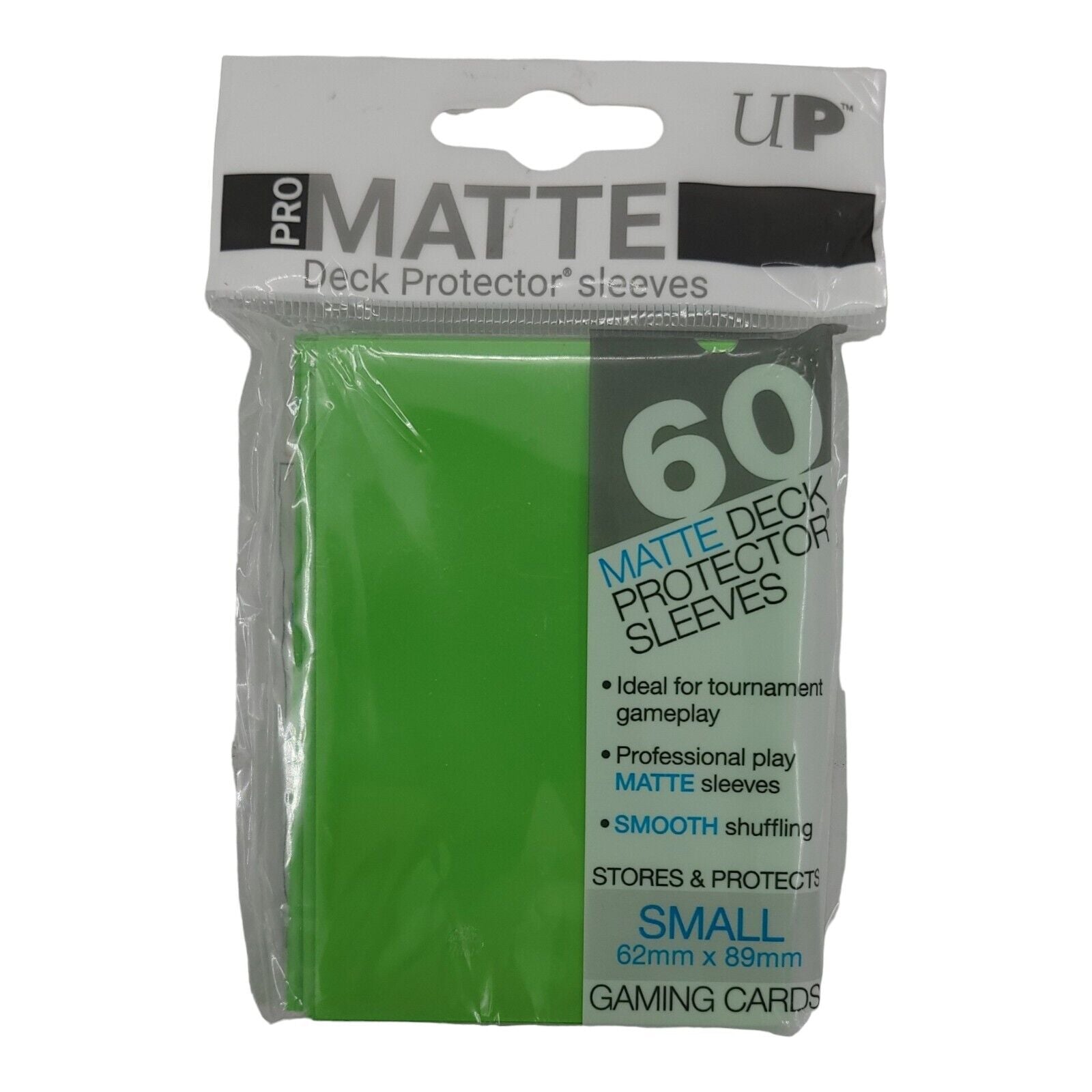 Ultra Pro 60 LIME GREEN PRO-MATTE Small Deck Protector NEW Gaming Card Sleeves