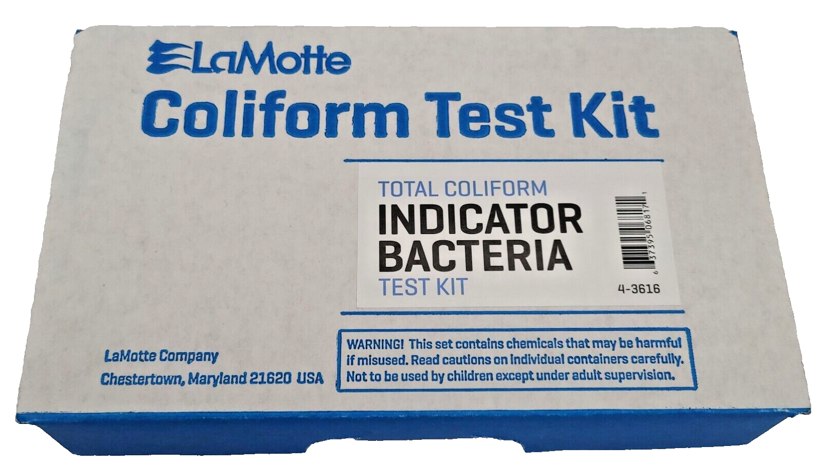 Lamotte 4-3616 Individual Drinking Water Test Kit Coliform