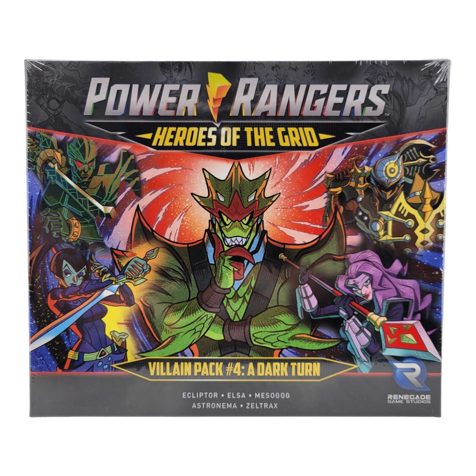 Power Rangers Heroes of the Grid Villain Pack #4 A Dark Turn Board Game Renegade