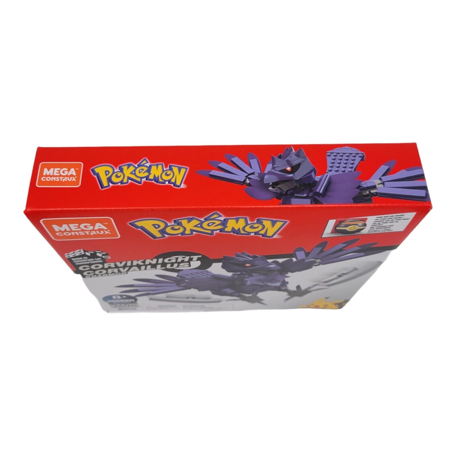 Mega Construx Nintendo Pokemon Corviknight Building Toy 340 Pieces Poke Ball Pin