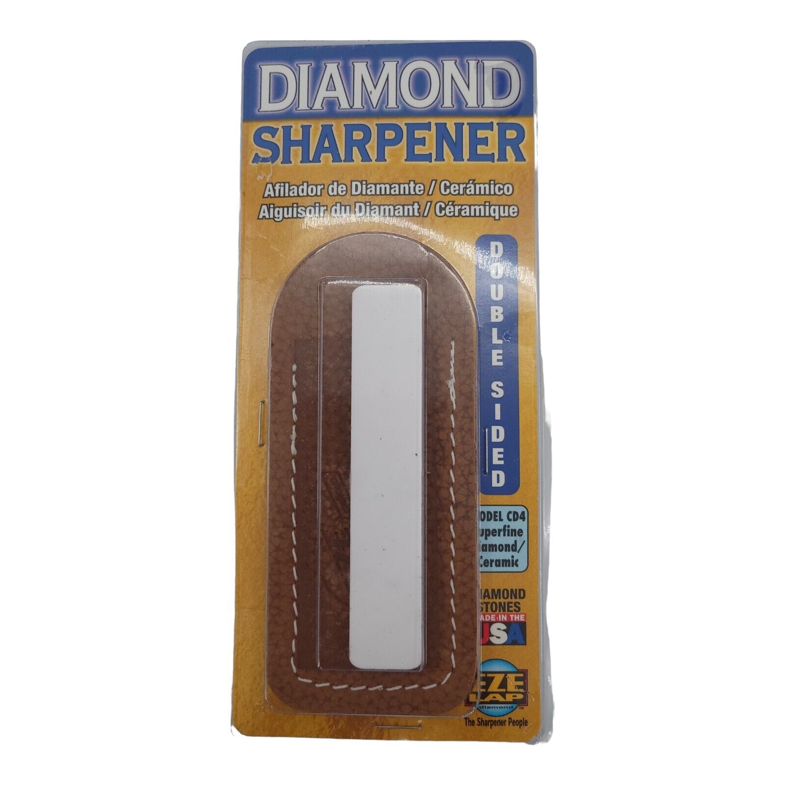 Eze-Lap Sharpener New Double Sided Sharpening Stone CD4