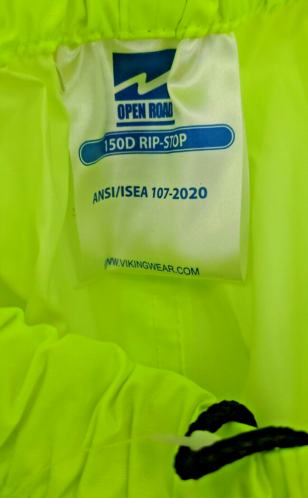 Viking Open Road 150D High Visibility Green Reflective Waterproof Rain Pants XL