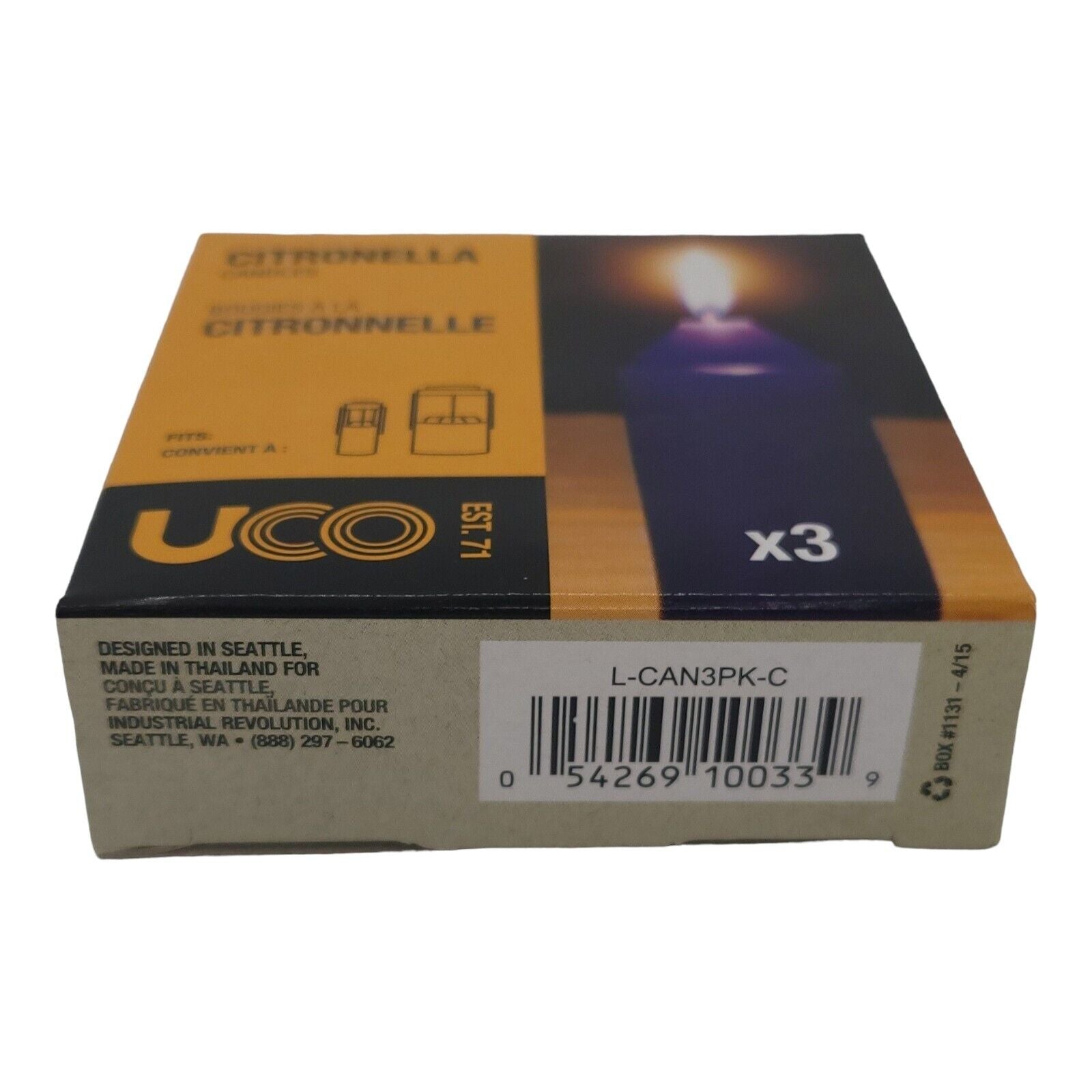 UCO Citronella Candles 3 Pack