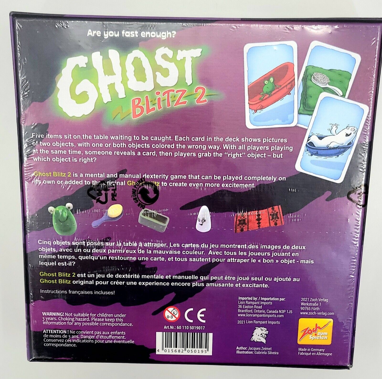 Zoch Zum Spielen Ghost Blitz II Board Game