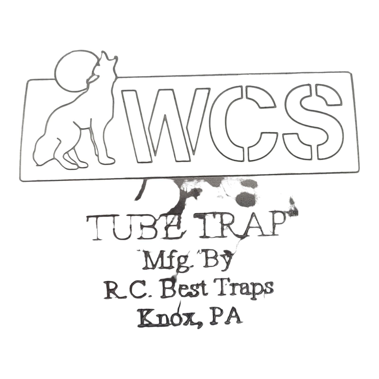 WCS Traps RC Best Traps Tube Trap Squirrel Trap Standard