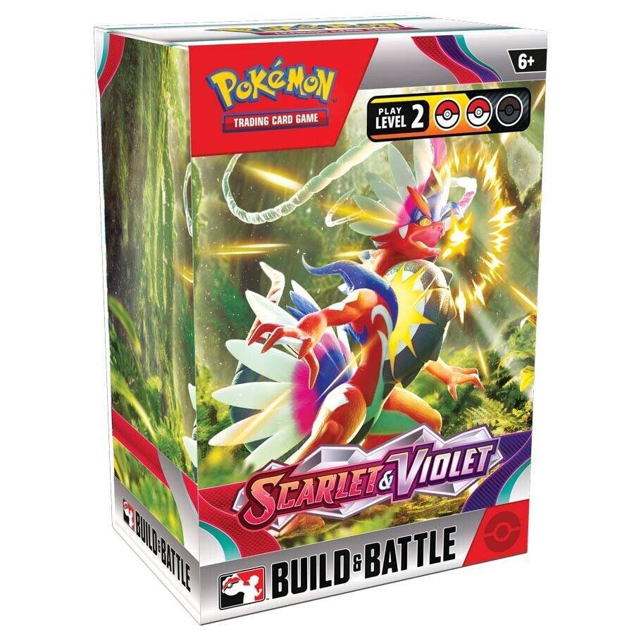 Nintendo Pokemon Scarlet and Violet Build And Battle Kit Box Trading Card Game