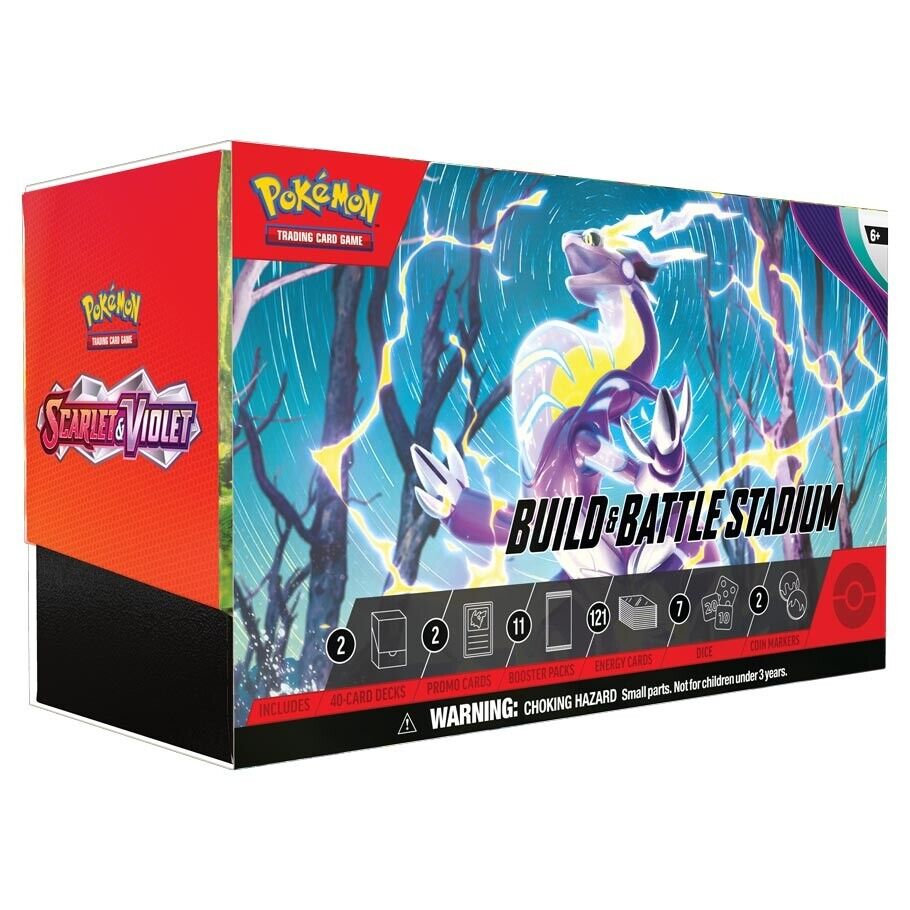 Nintendo Pokemon Scarlet and Violet Build and Battle Stadium Box Base Set TCG