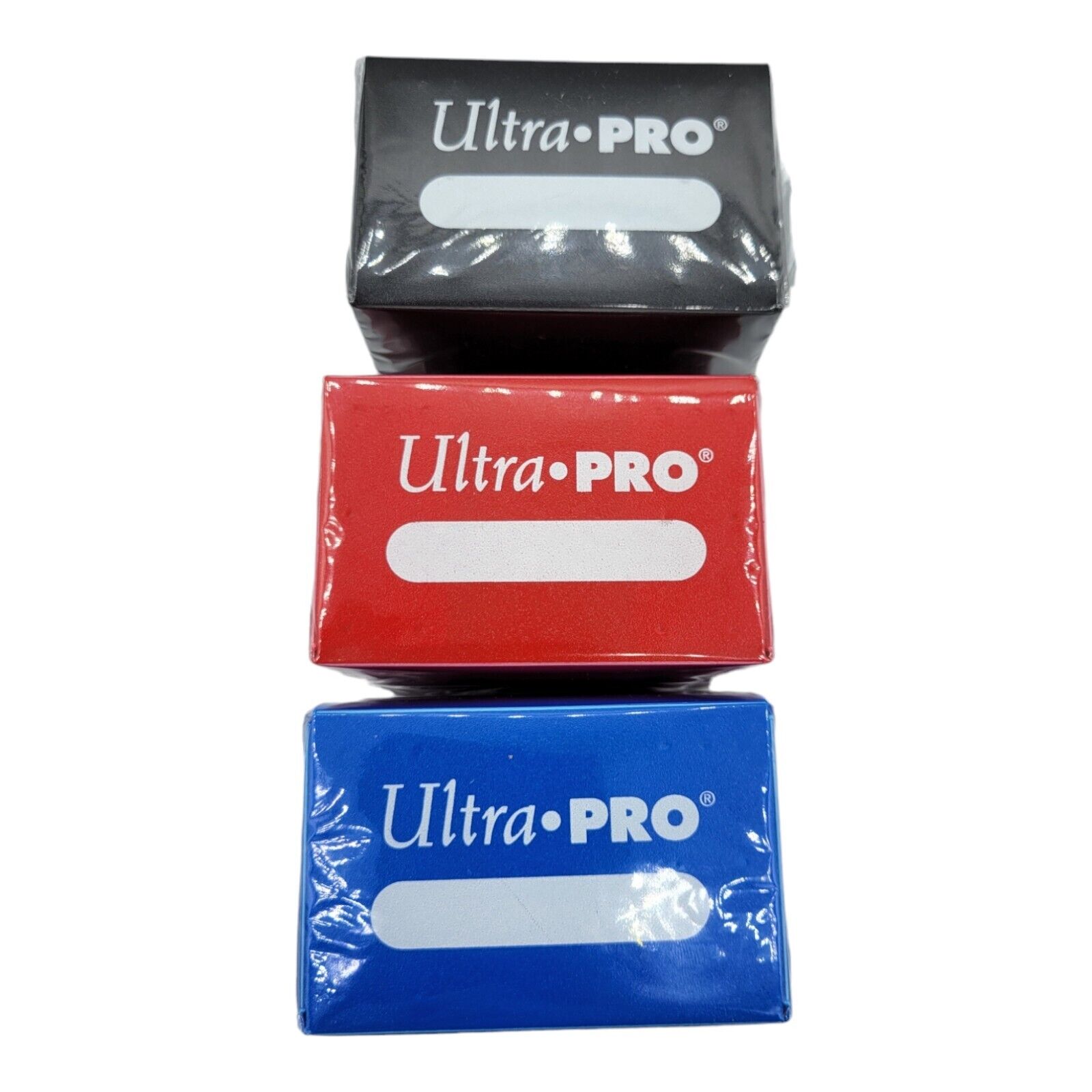 Ultra Pro Deck Box 50 Protector Sleeves for Standard Size 75 Pt. Cards Pack of 3