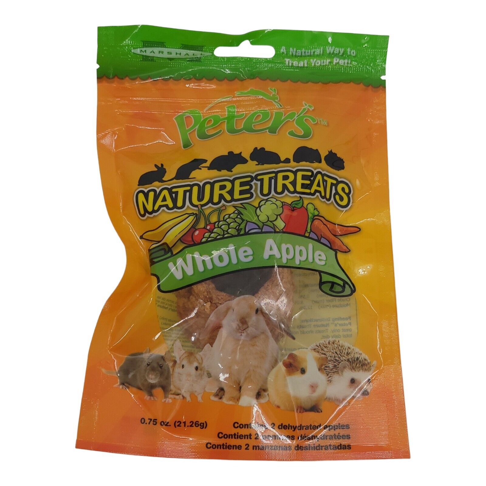 Marshall Peters Whole Apple Nature Small Animal Treats 0.75 oz