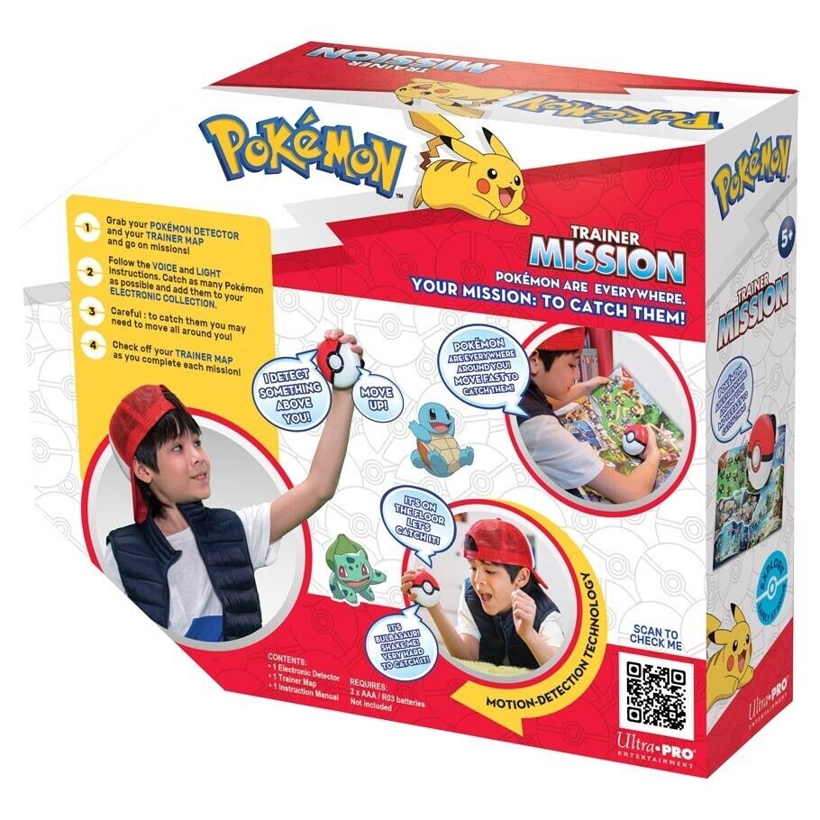 Pokemon Ultra Pro Trainer Mission Toy Guessing Game Motion Detection Catch Them