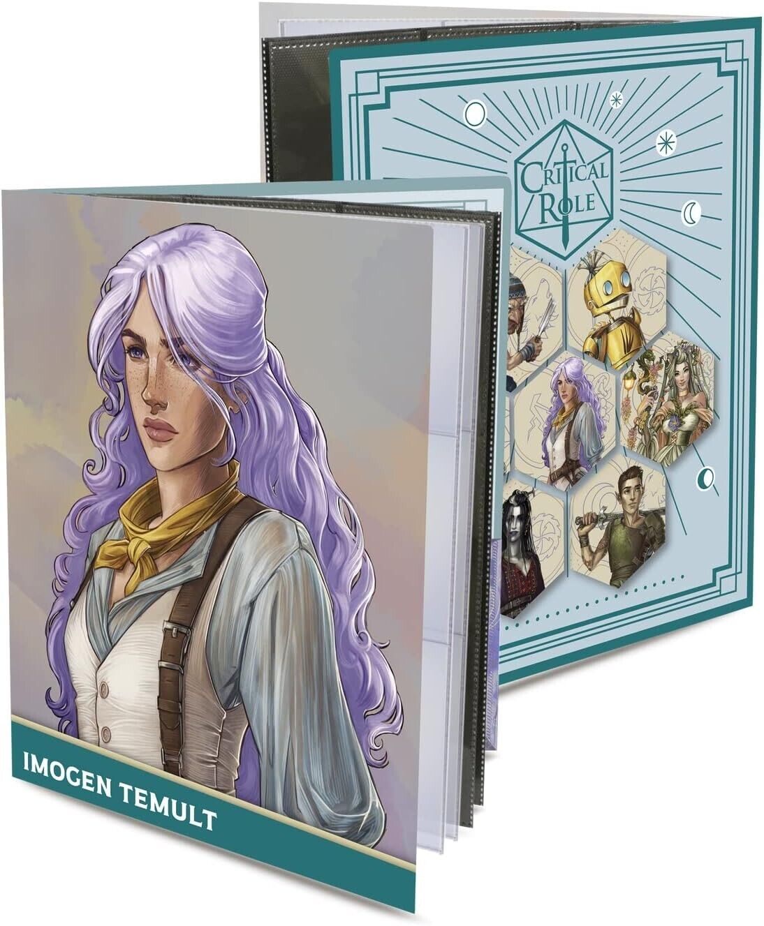 Critical Role Bells Hells Imogen Temult RPG Folio with Stickers