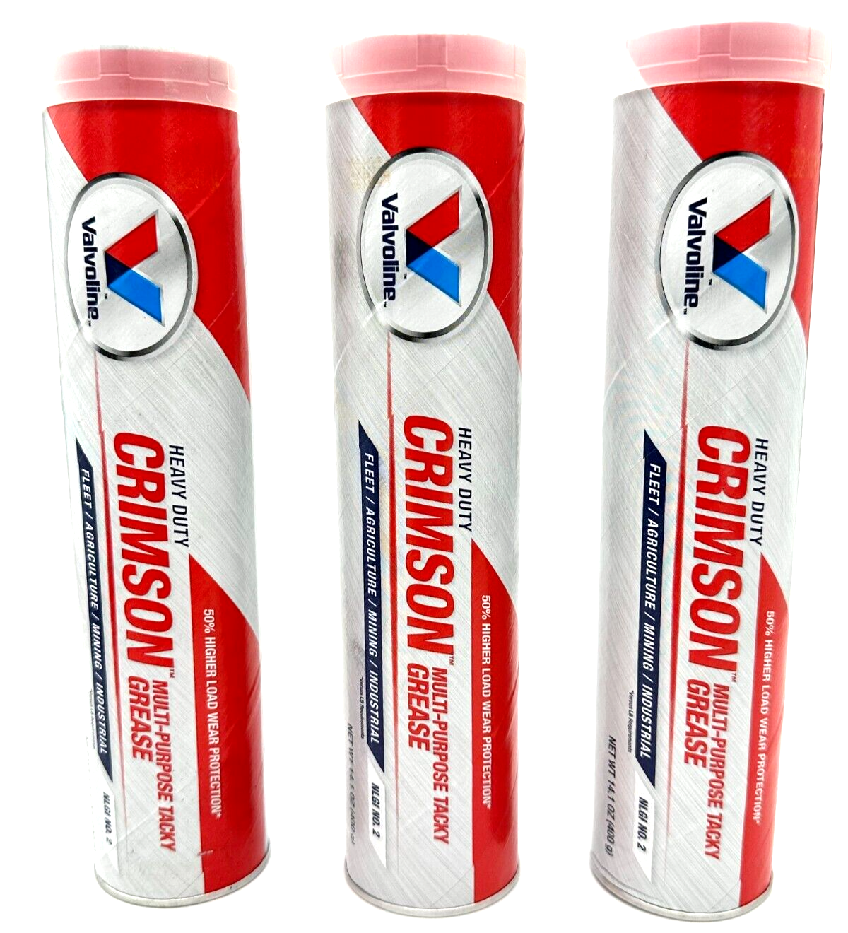 Valvoline Heavy Duty Crimson Multi-Purpose Tacky Grease NLGI #2 (3-Pack)