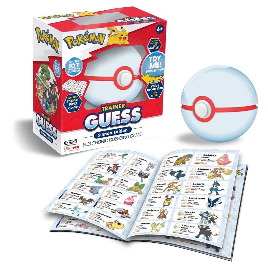 Ultra Pro Pokemon Trainer Guess Sinnoh Edition Electronic Game TCG Guessing Game