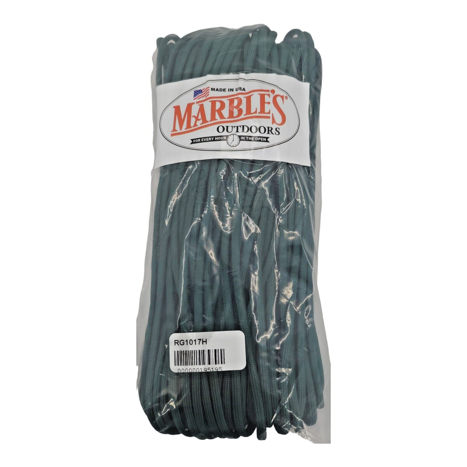 Marbles Parachute Cord Hunter Green Construction Rated For 550 Lbs 100 Ft 1017H