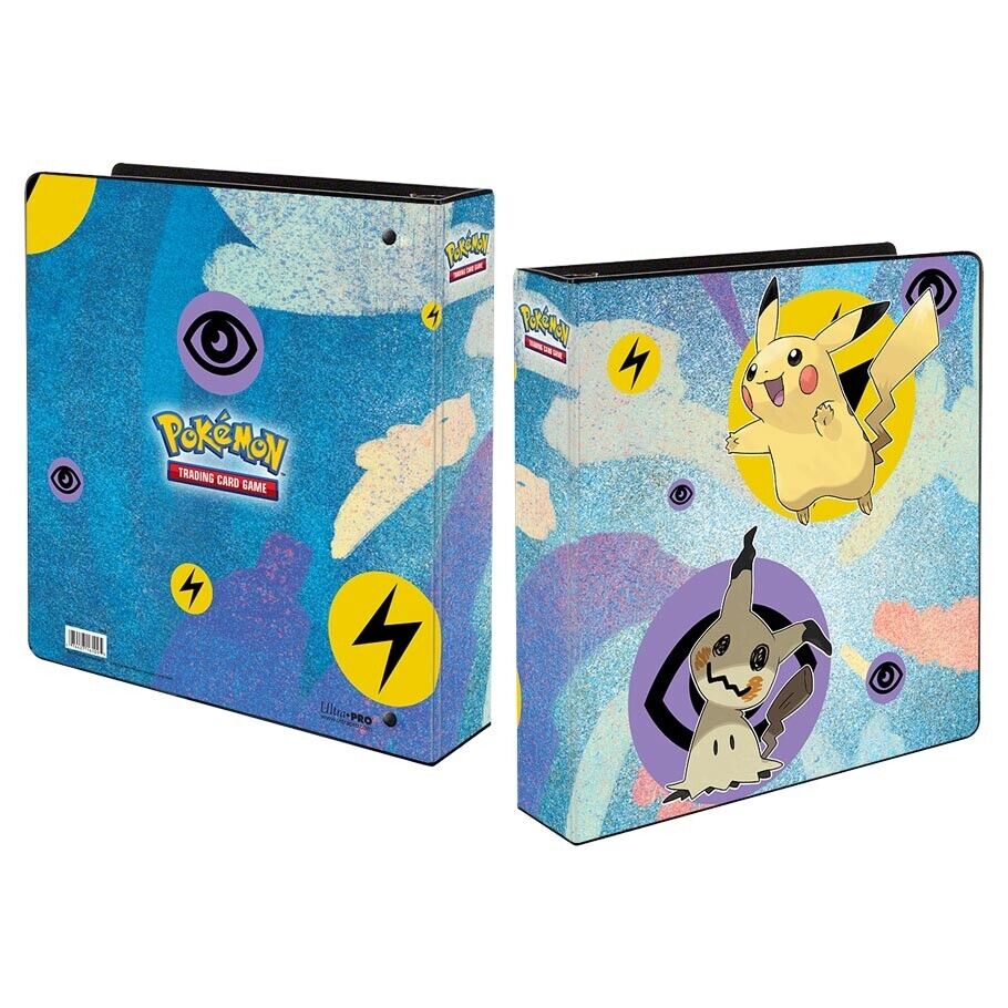 Ultra Pro Pokemon TCG Pikachu Mimikyu Portfolio Album 3 Ring Binder Card Holder