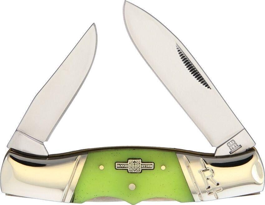 Rough Rider Synthetic Moon Glow Double Lockback 4 Inch Pocket Knife RR1898