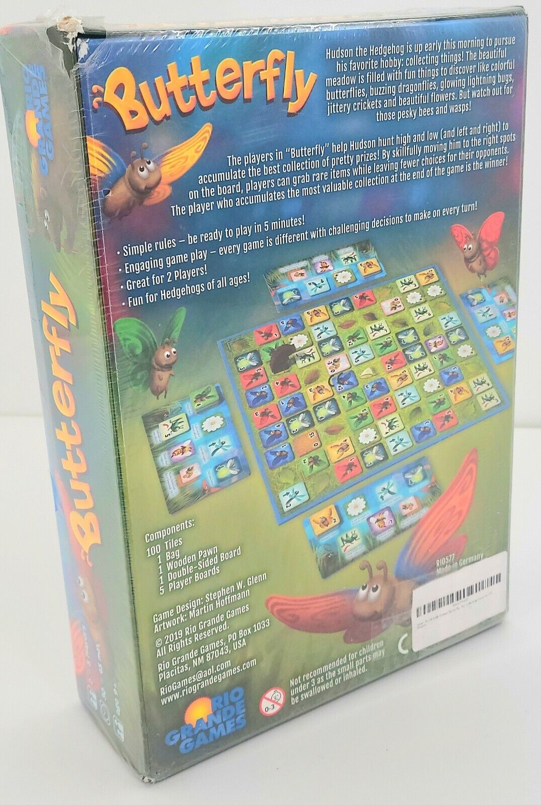 Rio Grande Boardgame Butterfly Box SW